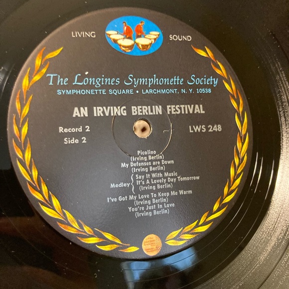Irving Berlin - Music Composer Festival Record, Longines - Picture 9 of 11